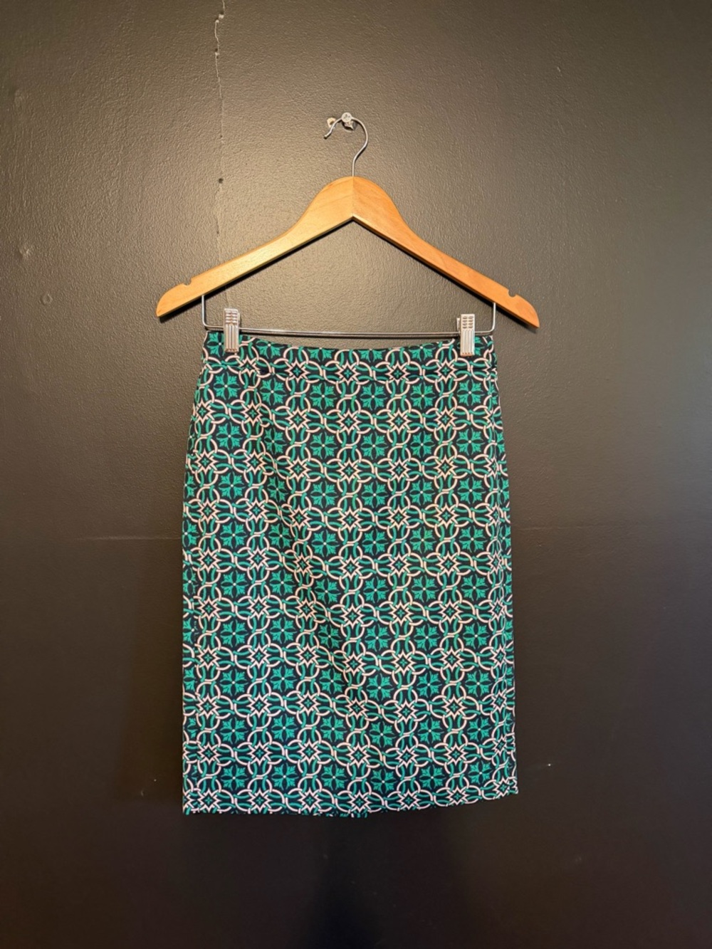 J. Crew Lattice Medallion Pencil Skirt